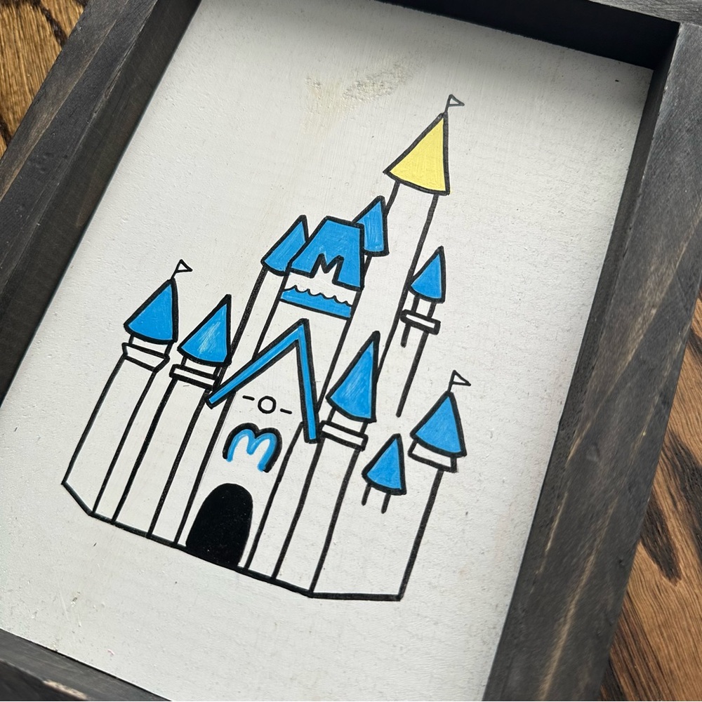 Handmade Wood Castle Sign - Picture 3 of 5